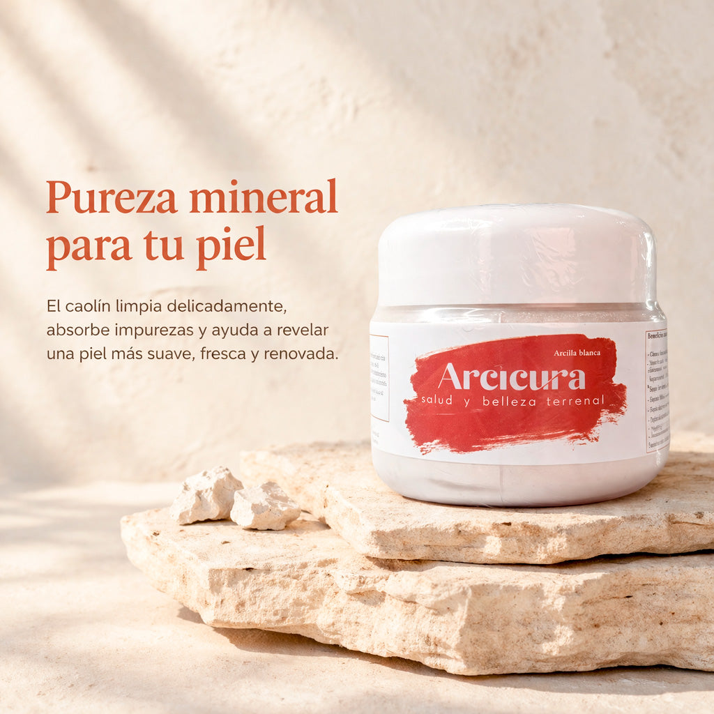 Arcicura, Arcilla Blanca Medicinal