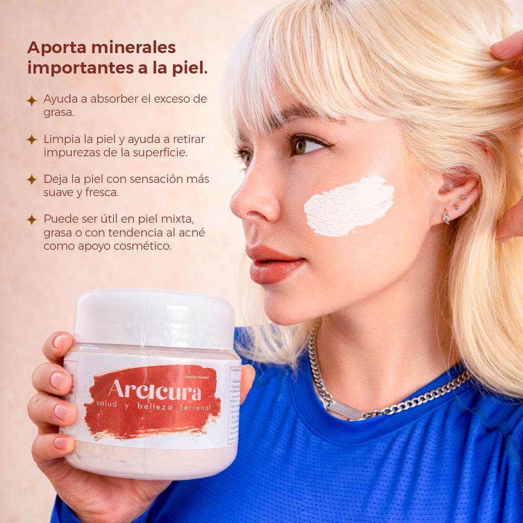 Arcicura, Arcilla Blanca Medicinal