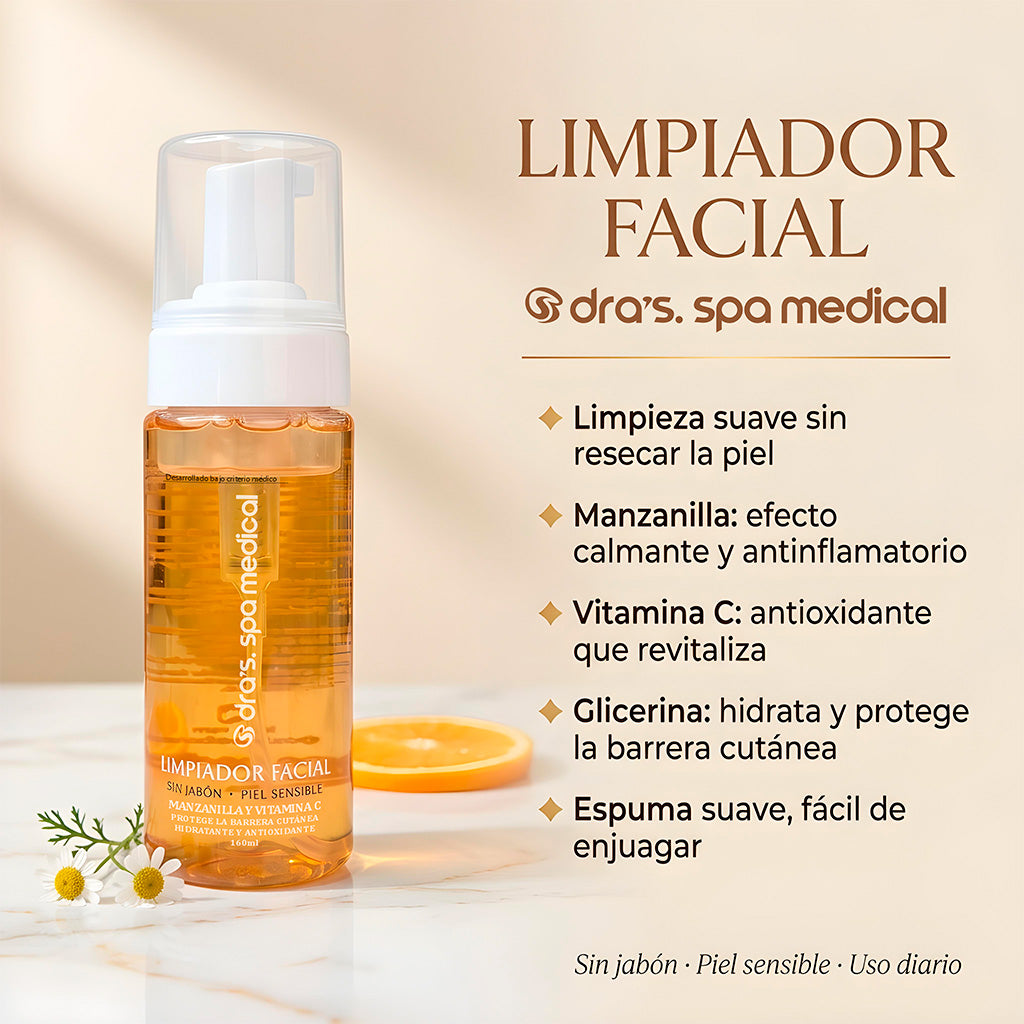 Limpiador Facial con Manzanilla y Vitamina C